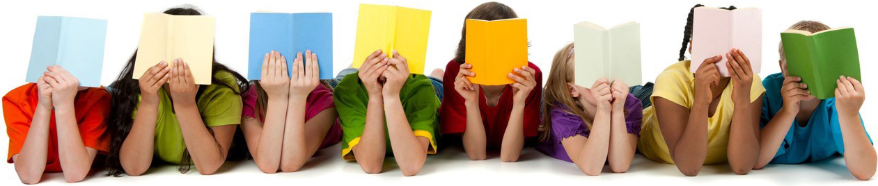 Children reading books