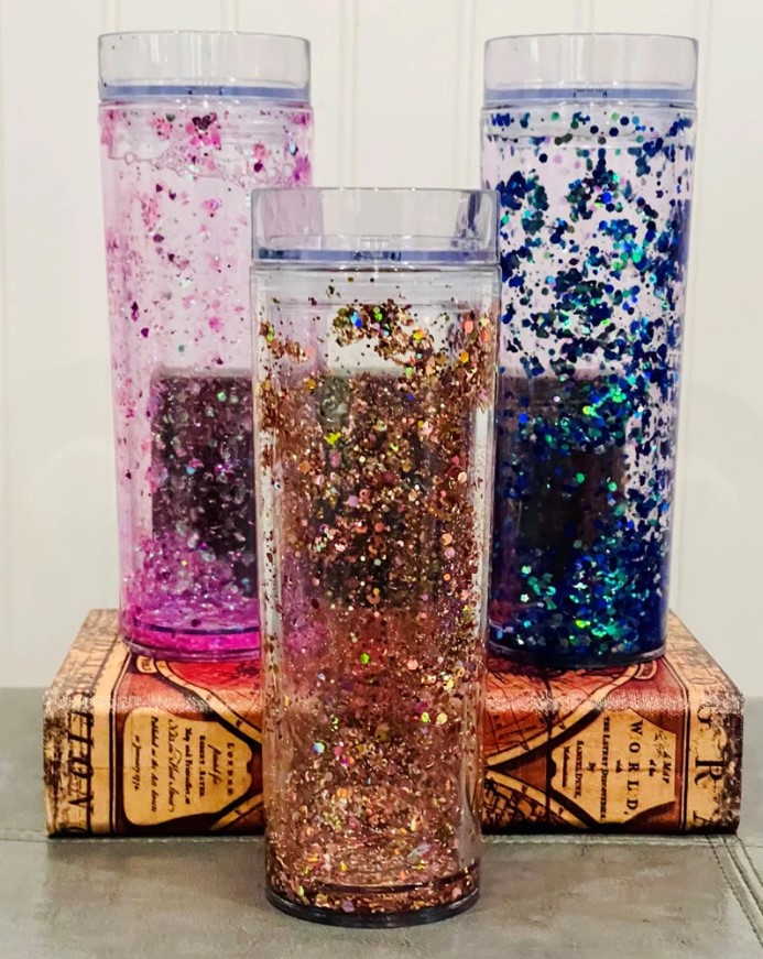 Glitter tumblers